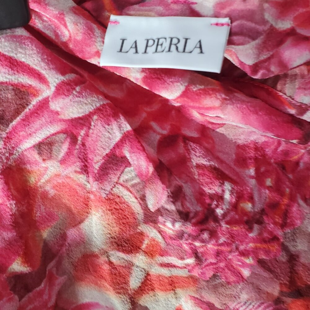 La Perla Bikini Pink Floral Lounge Set Size 4 - Picture 5 of 11